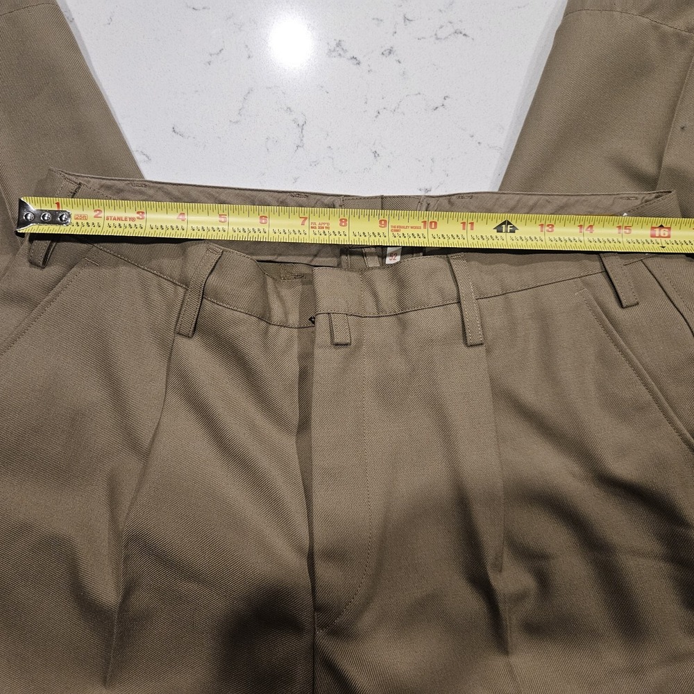 Bund Pants Mens 52 Tan Straight Leg Dress Pants 32X29 - Picture 5 of 8